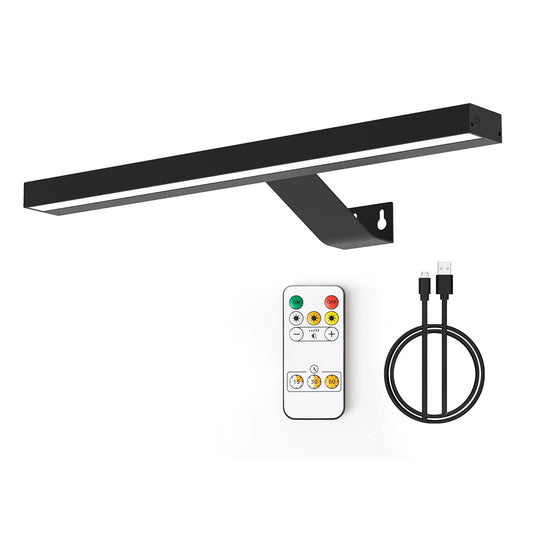 INTELIVE Wireless Rechargeable Picture Light with Remote, Painting Light with 3 Lighting Colors, Art Light for Paintings, Full Metal Picture Wall Light for Picture Gallery Dart
