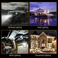 INTELIVE 20inch 120W Led off Road Work Light Bar LED Light Bar + 4x 4inch Spot Pods Driving Fog Lights Boat UTE Truck ATV 4WD for Jeep Truck SUV Car